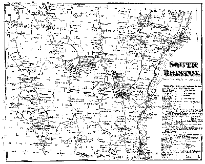 South Bristol Map of 1875 © 1999-2001